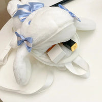 Sanliou Bow-Ribbon Duo Mini Backpack