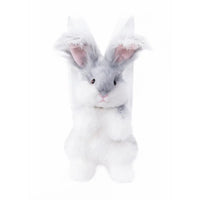 Bear Hugs Realistic Angora Rabbit Plush Backpack