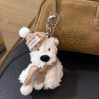 West Highland Winter Warmth Plush Keychain