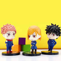 Jujutsu Kaisen Chibi Crew Figurines (Set of 6)