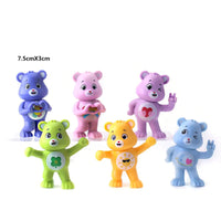 Care Bears Nostalgia Kingdom Pastel Figurines (Set of 6)