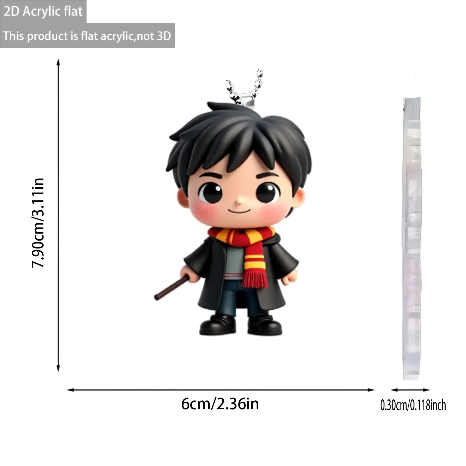 Chibi Potter Boy Acrylic Keychain