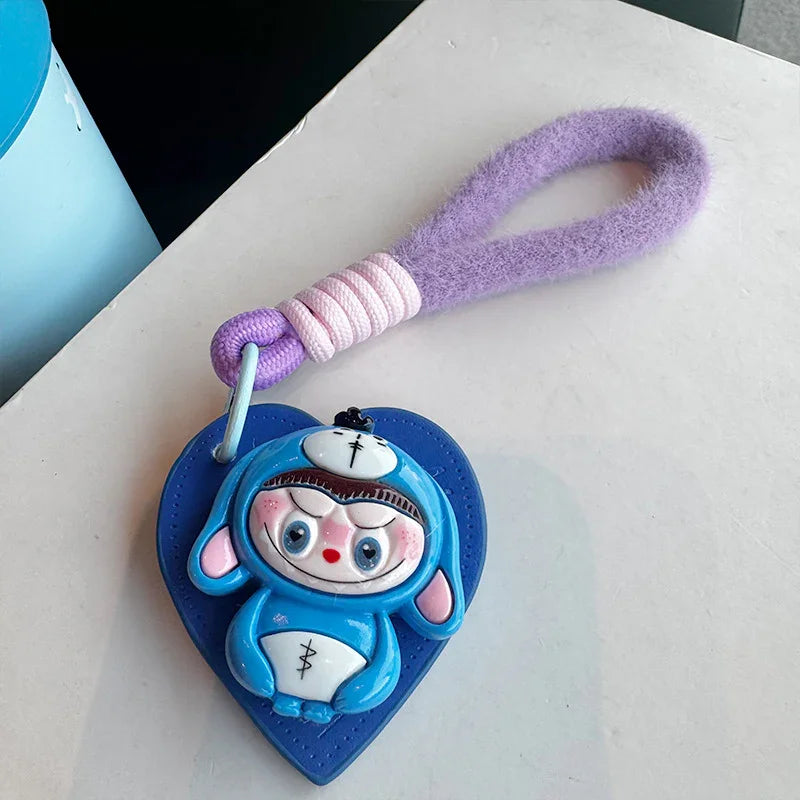 Labubu Cosplay Heart Keychain