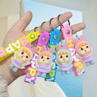 Cry Baby Happy Power Keychain