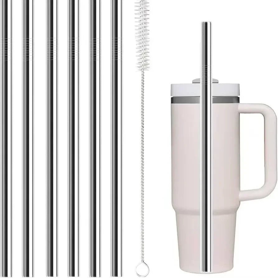 Eco-Friendly Metal Straw Set for Stanley Cup (Pack of 7)