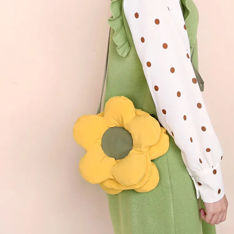 Petal Patchwork Crossbody Bag