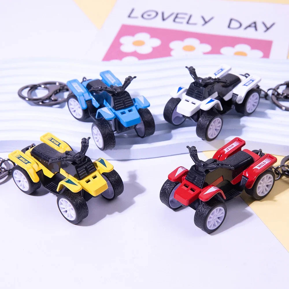 Thrilling Mini Quad Bike Keychain