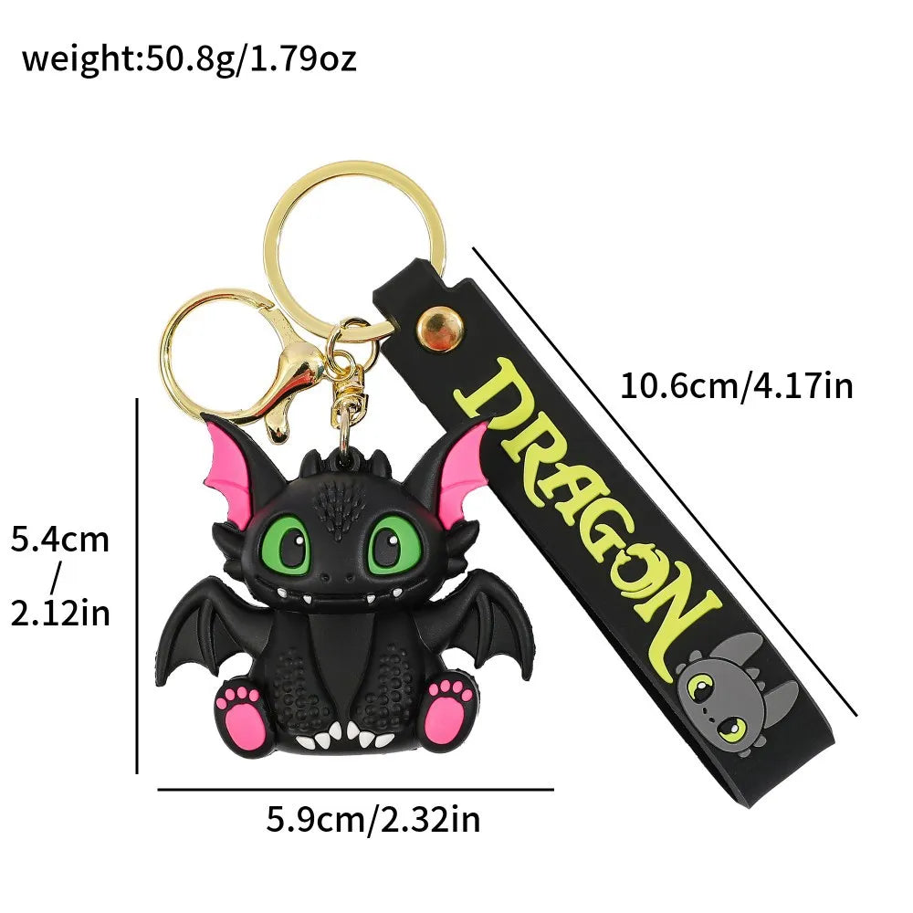 Toothless & Light Fury Elite Dragon Keychains