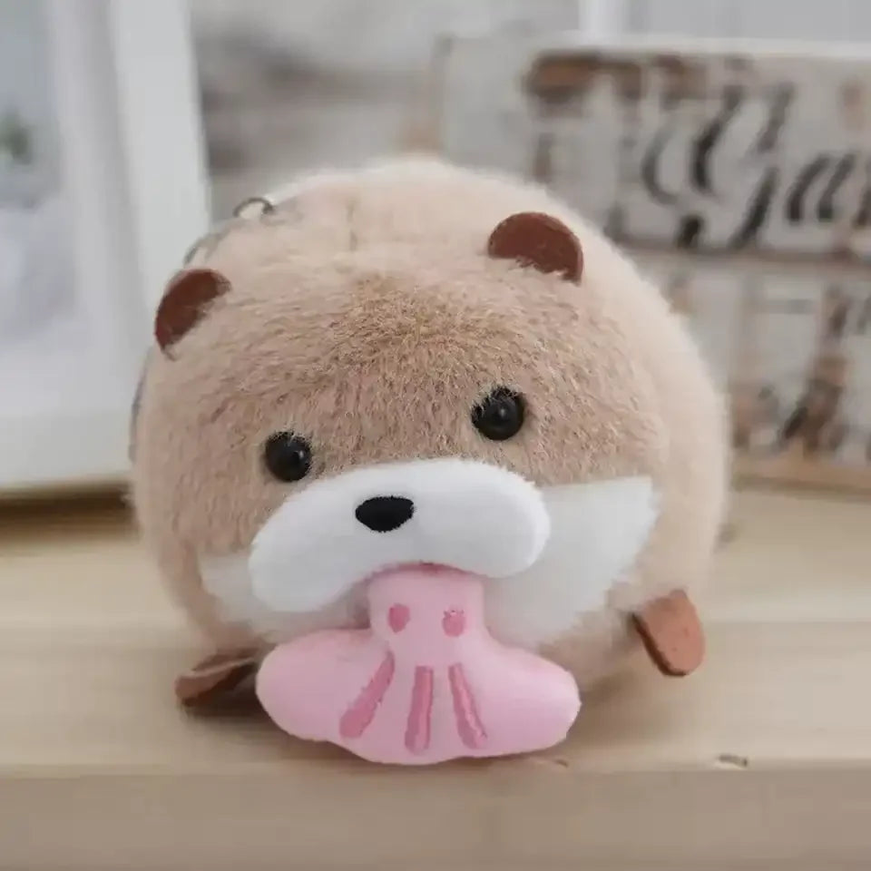 Adorable Critter Crew Plush Keychain