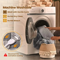 Velvet Warmth Dual-Control Heated Blanket