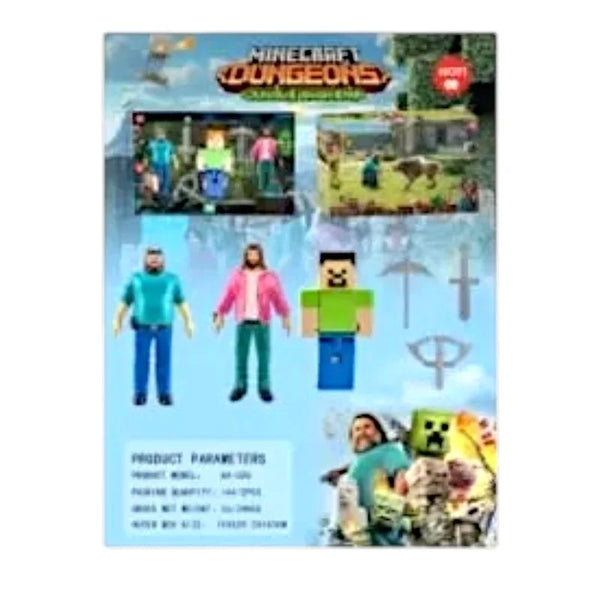 Minecraft Movie Character & Accessories Pack