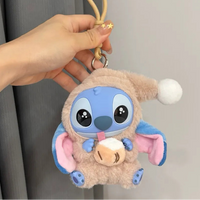 Cosmic Alien Snack Attack Plush Keychain