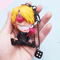 One Piece Grand Line Chibis Keychain