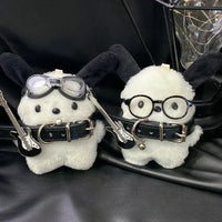 Pochacco Punk Pup Plush Keychain