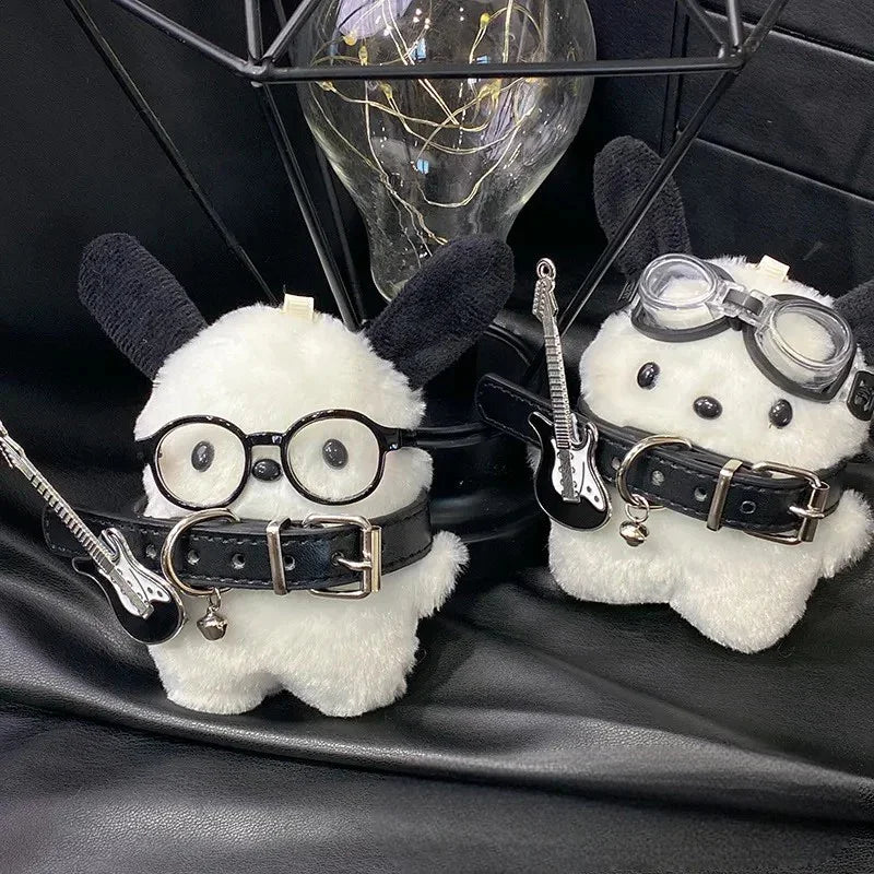 Pochacco Punk Pup Plush Keychain