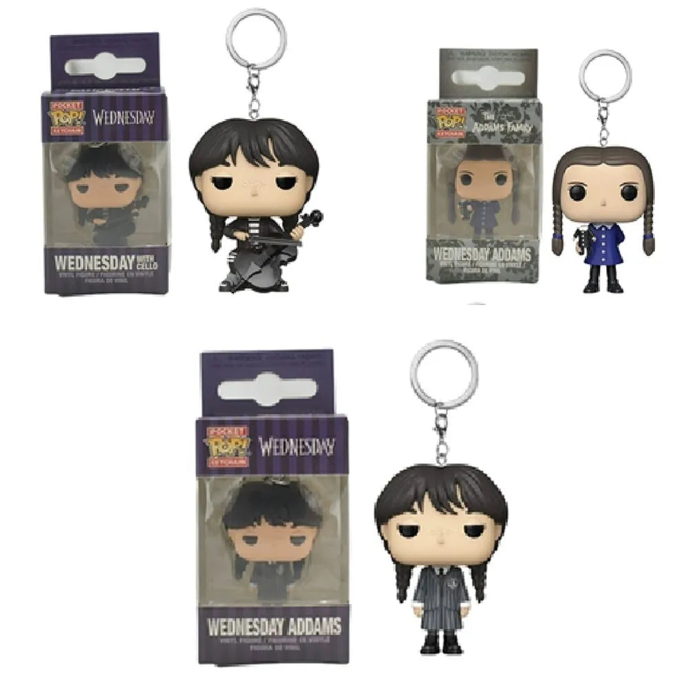 Funko Pop Wednesday Addams Keychain