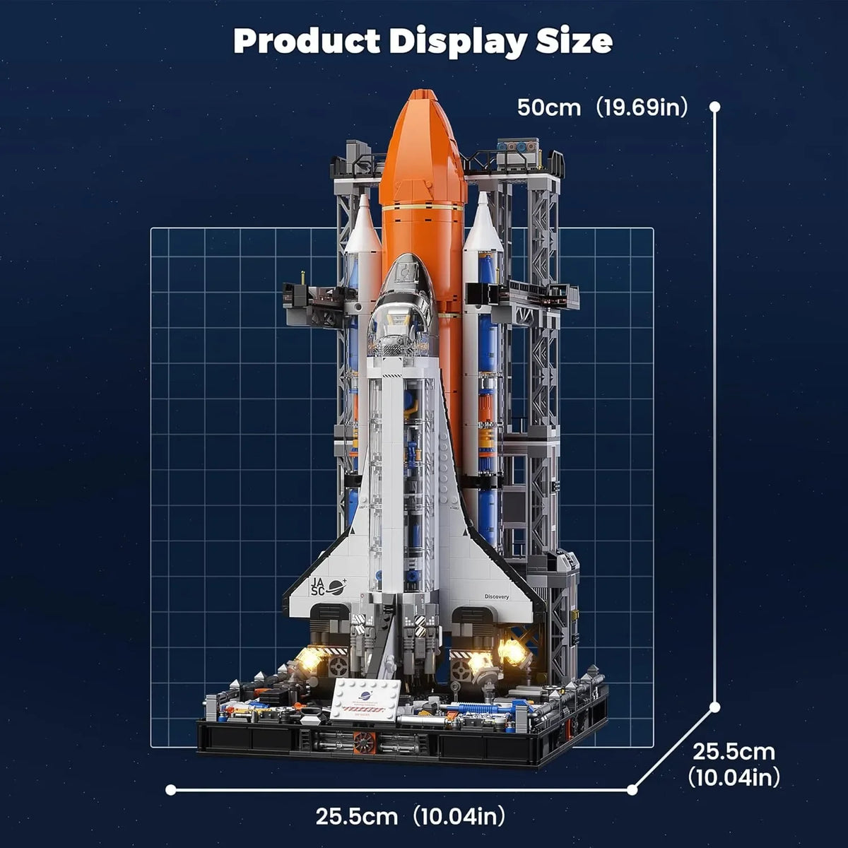 JAKI Pop Super Space Shuttle Building Blocks (2226 pics)