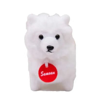 Cute Samoyed Dog Plush Keychain