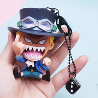 One Piece Grand Line Chibis Keychain