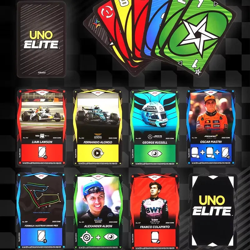 UNO Elite Formula 1 Core Edition Card Game