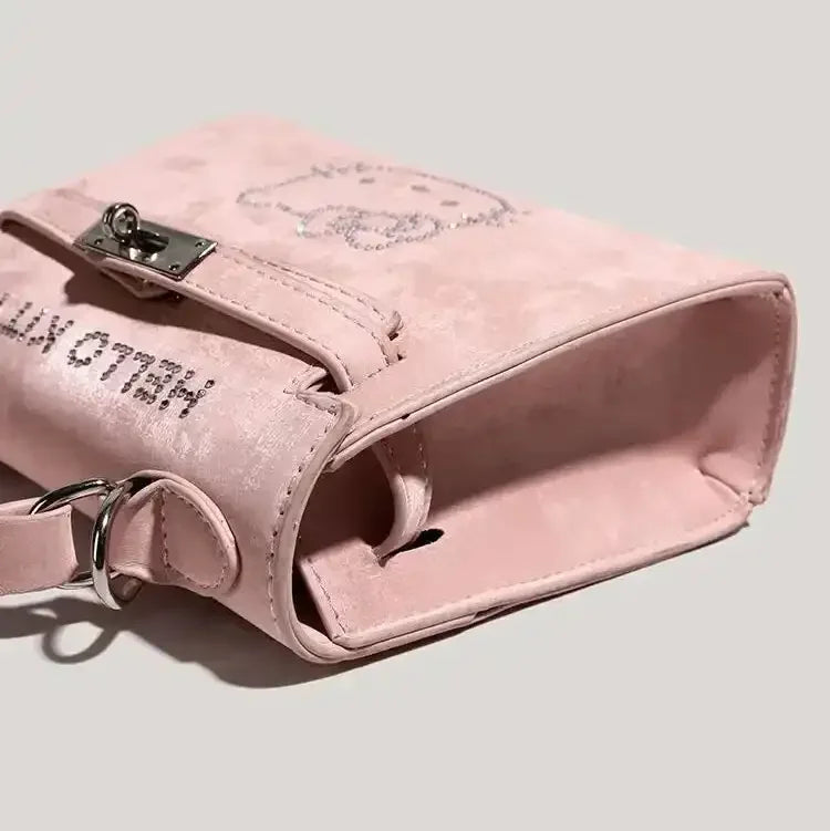 Hello KT Pinkish Sparkles Tote Bag