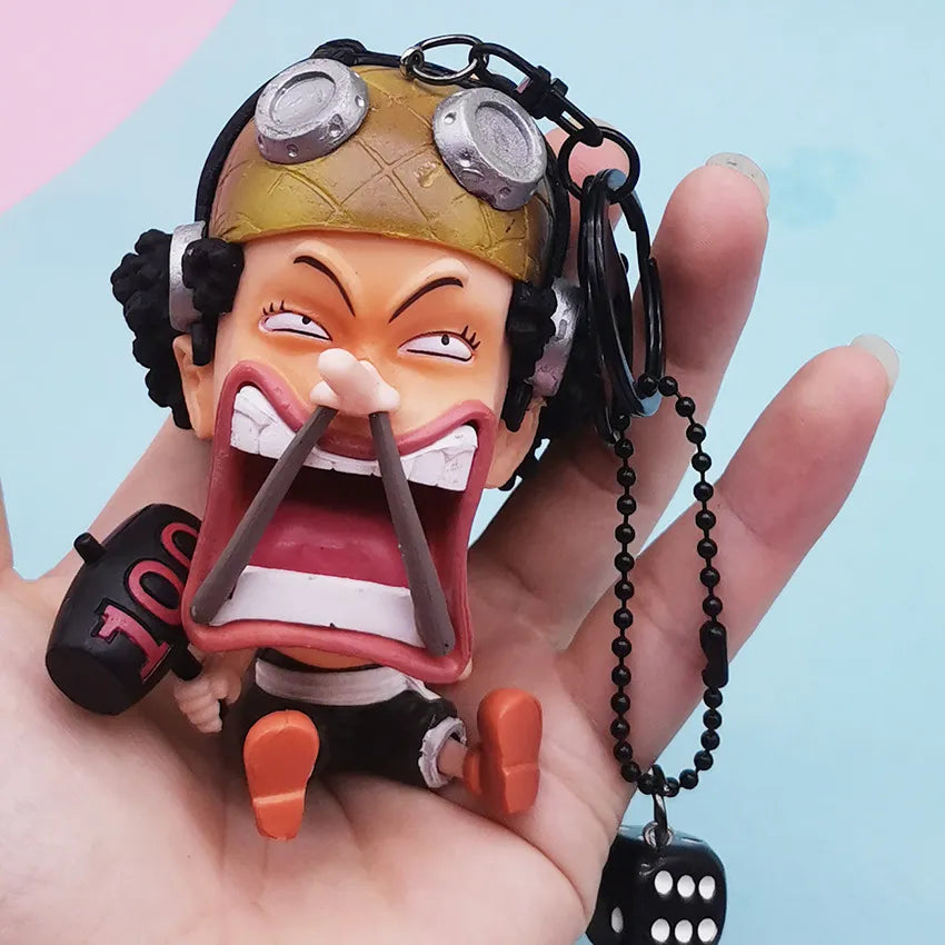 One Piece Grand Line Chibis Keychain