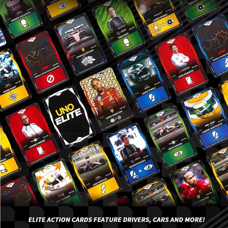 UNO Elite Formula 1 Core Edition Card Game