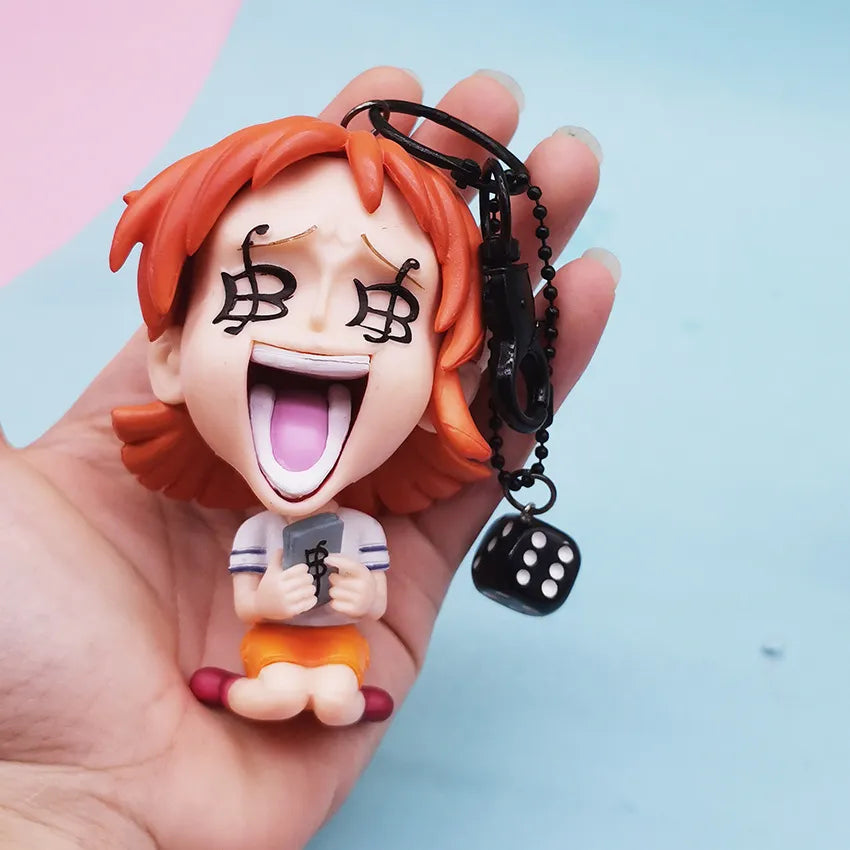 One Piece Grand Line Chibis Keychain