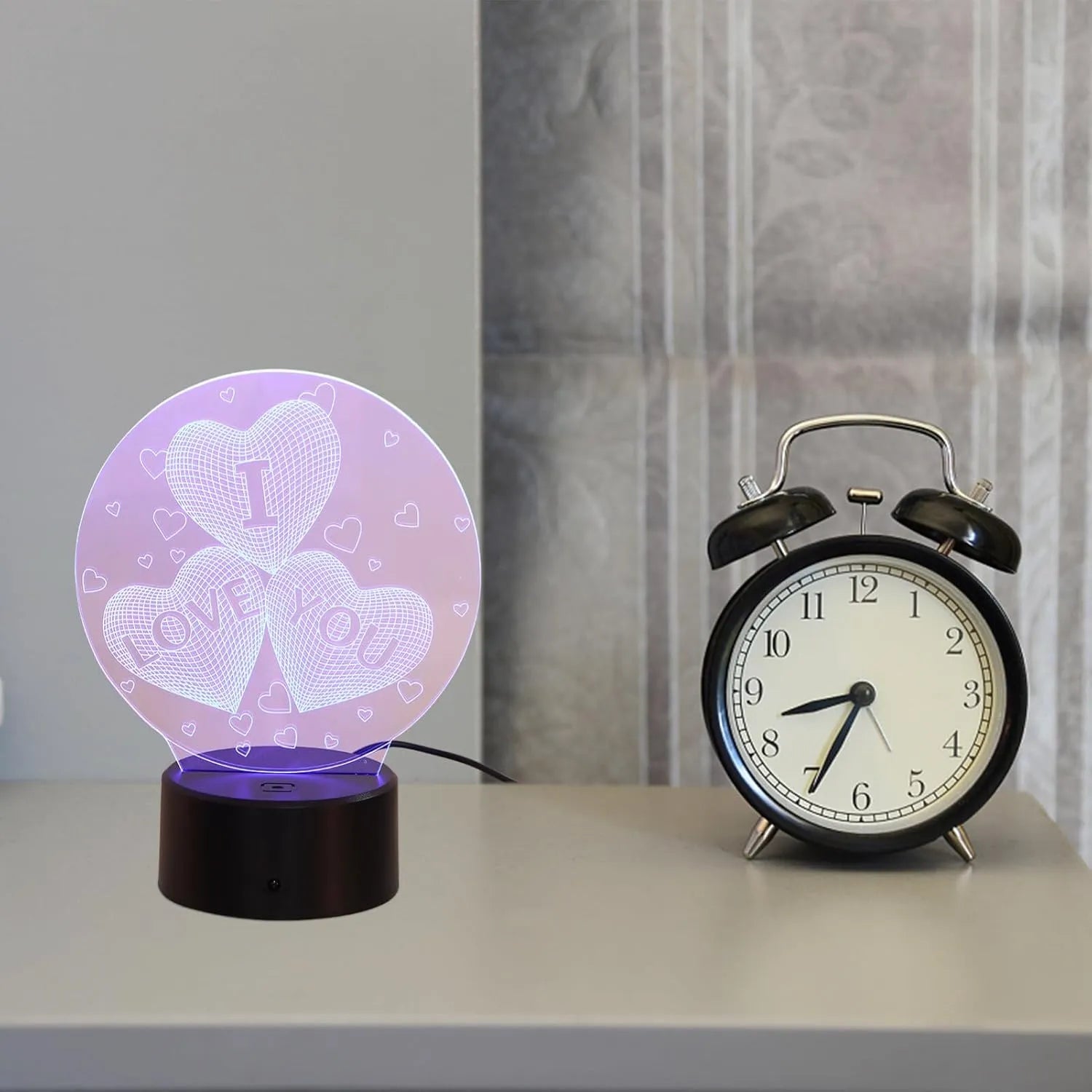 ILoveYou Heart Spark LED Lamp