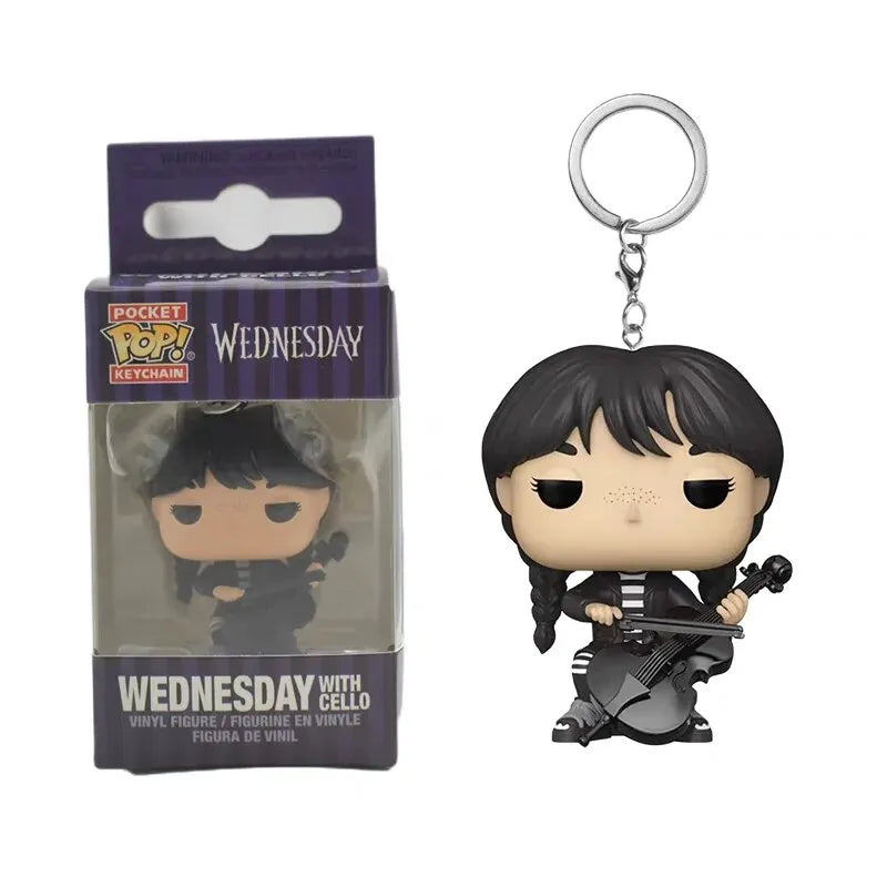 Funko Pop Wednesday Addams Keychain