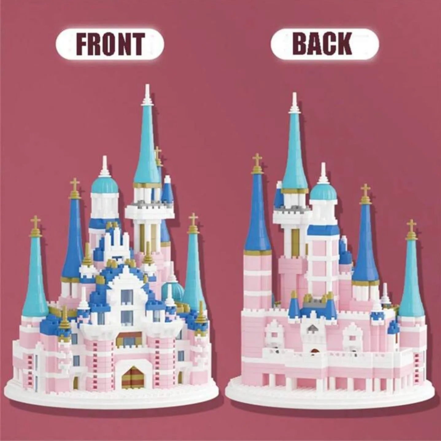 DZNY Dream Castle Building Blocks (1300+ Pcs)