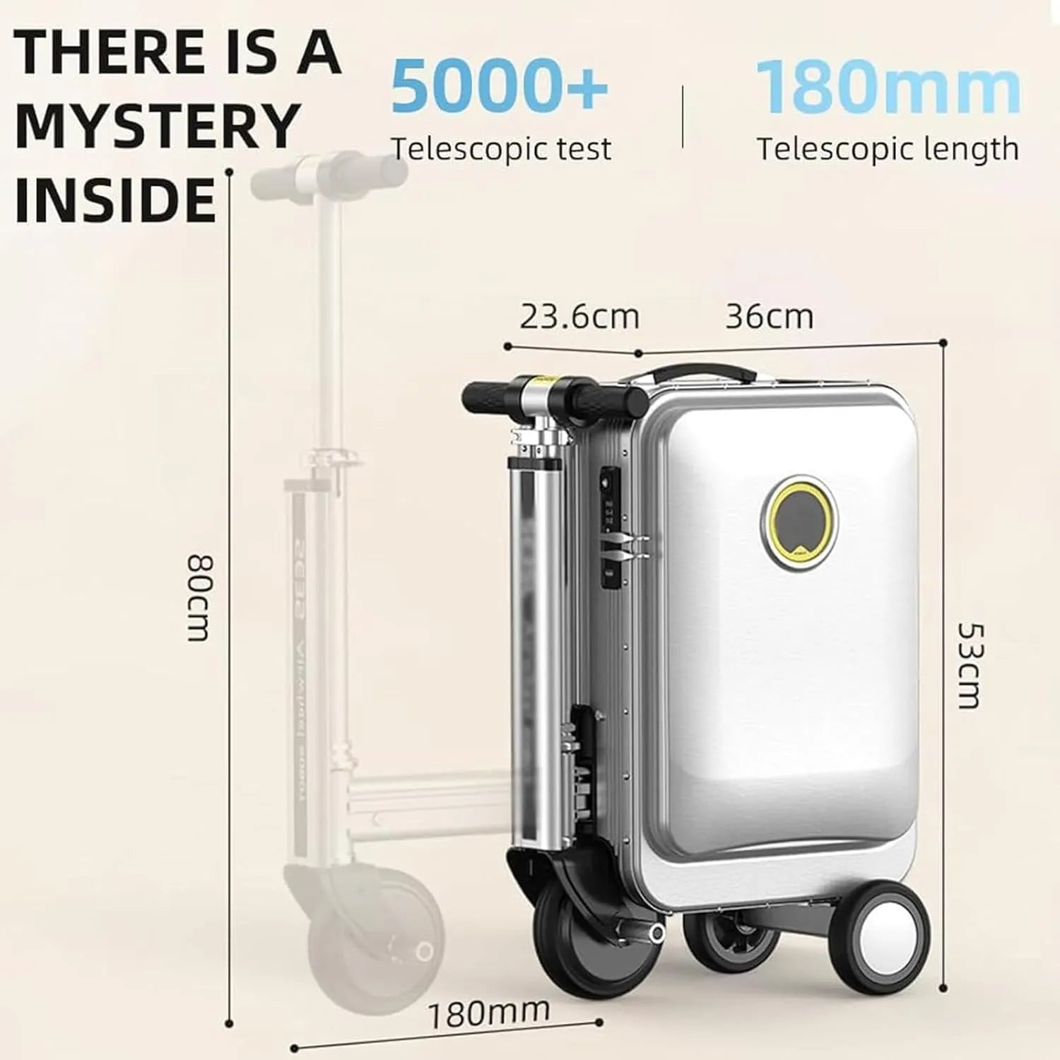 LVSHANGMEI Edifier Smart Rideable Electric Suitcase