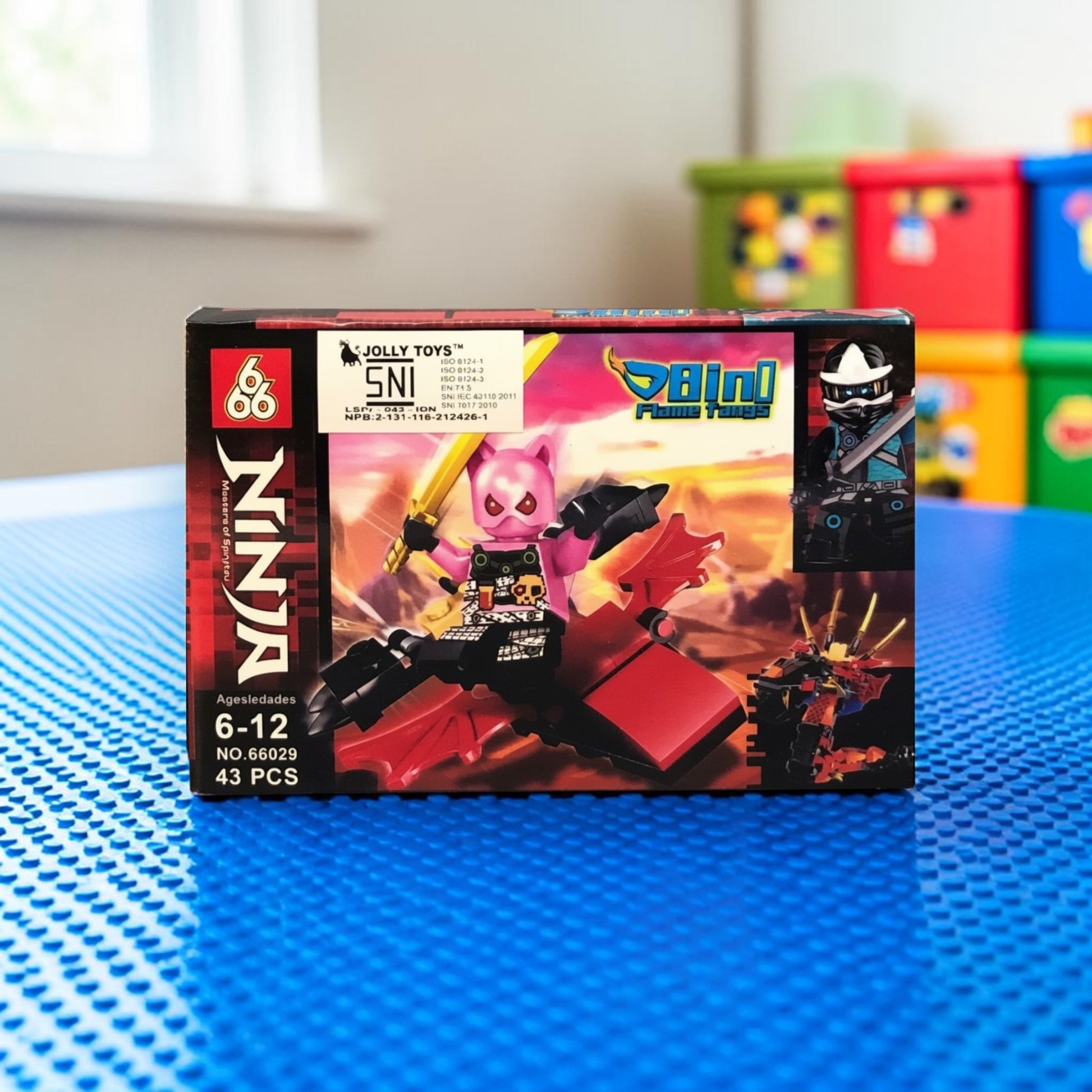Ninja Masters of Spinjitzu Flame Fangs Building Blocks