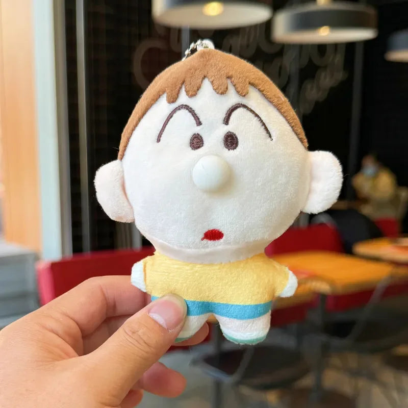 Shinichan Bubble Blower Plush Keychain