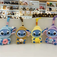 Cosmic Alien Snack Attack Plush Keychain