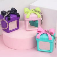 Luminous Gift Box Gummy Bear LED Keychain