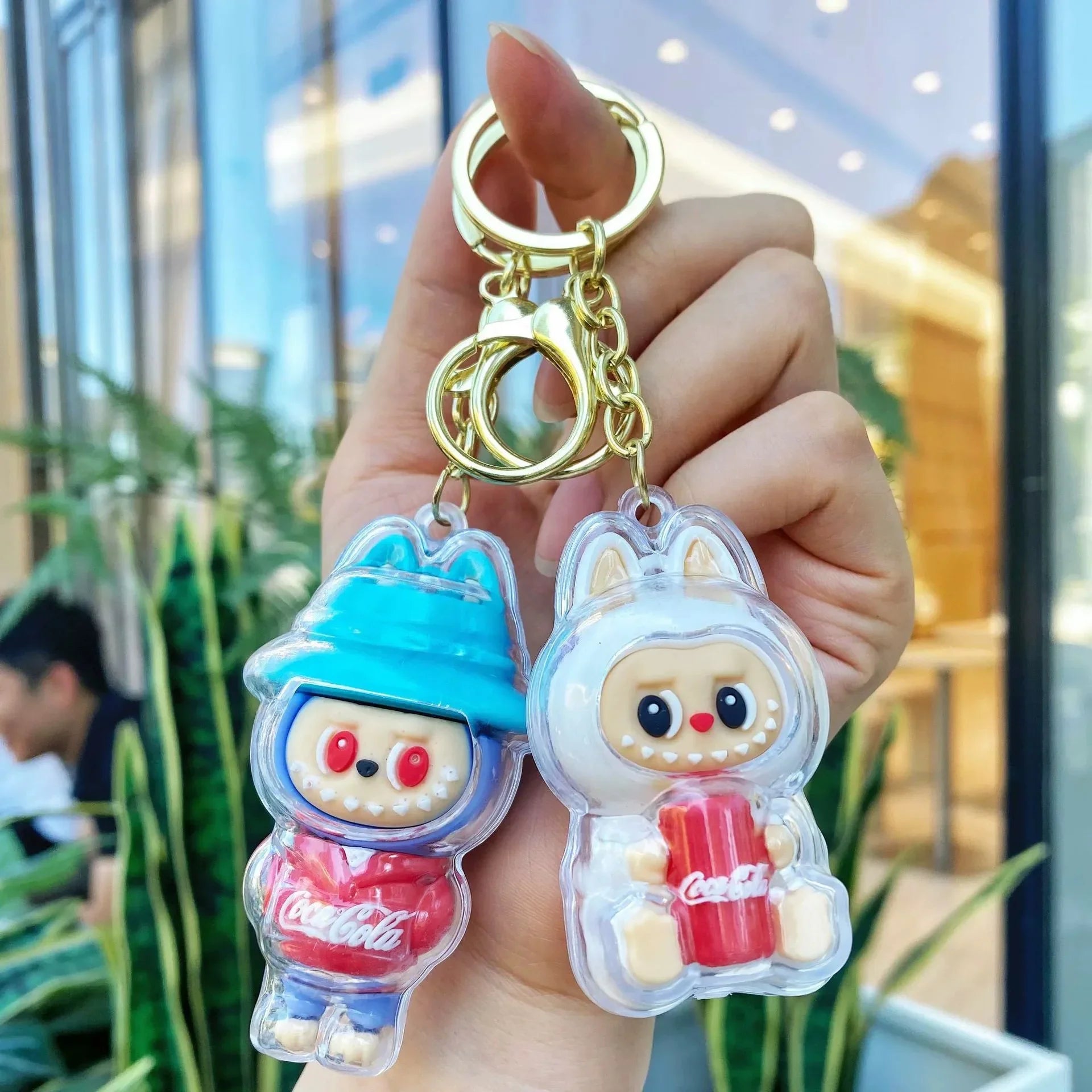 Labubu Cola Squad Blind Box Keychain