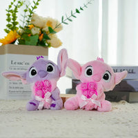 Stitch Bloom Ready Plush Keychain