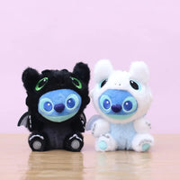 Stitch Toothless Cosplay Keychain