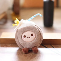 JC Island Coconut Plush Keychain
