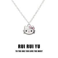 Hello Kitty Sparkle Bow Petite Necklace