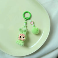 Cry Baby Velvet Tears Flocked Keychain
