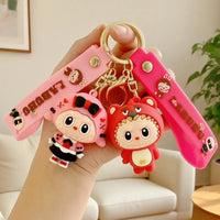 Labubu Cosplay Chaos 3D Keychain