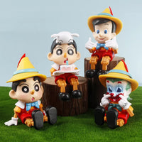 Shinchan x Pinocchio Cosplay Figures (Set of 4)