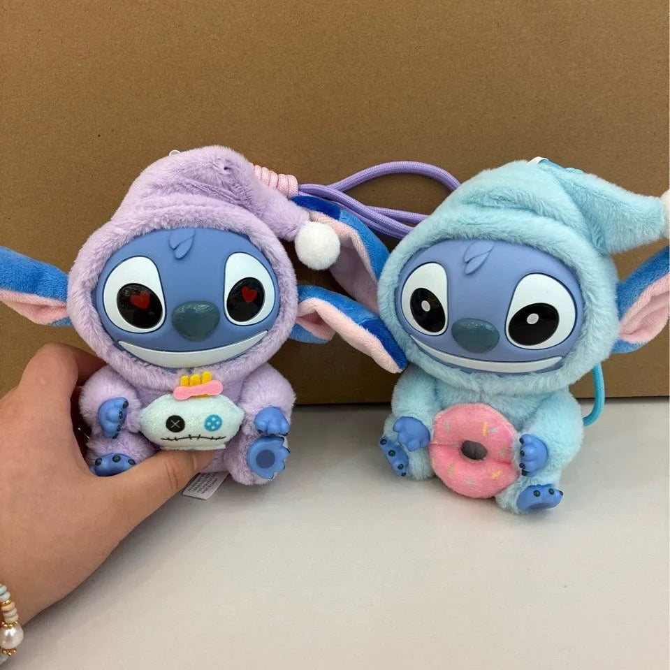 Cosmic Alien Snack Attack Plush Keychain