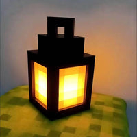 Minekraft 3D Overworld Lantern Lamp
