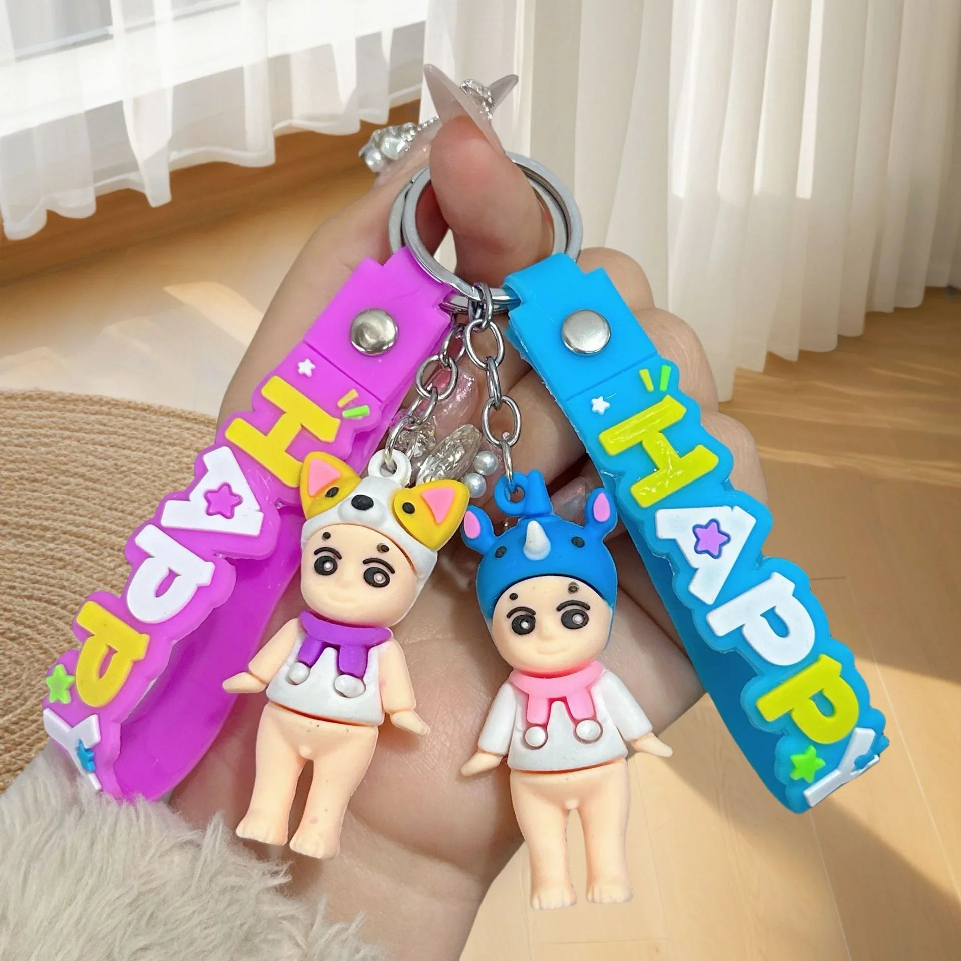 Sonny Angel Puppy Hood Keychain