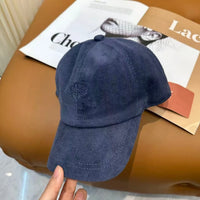 Lora Pianei Corduroy Soft-Top Baseball Cap