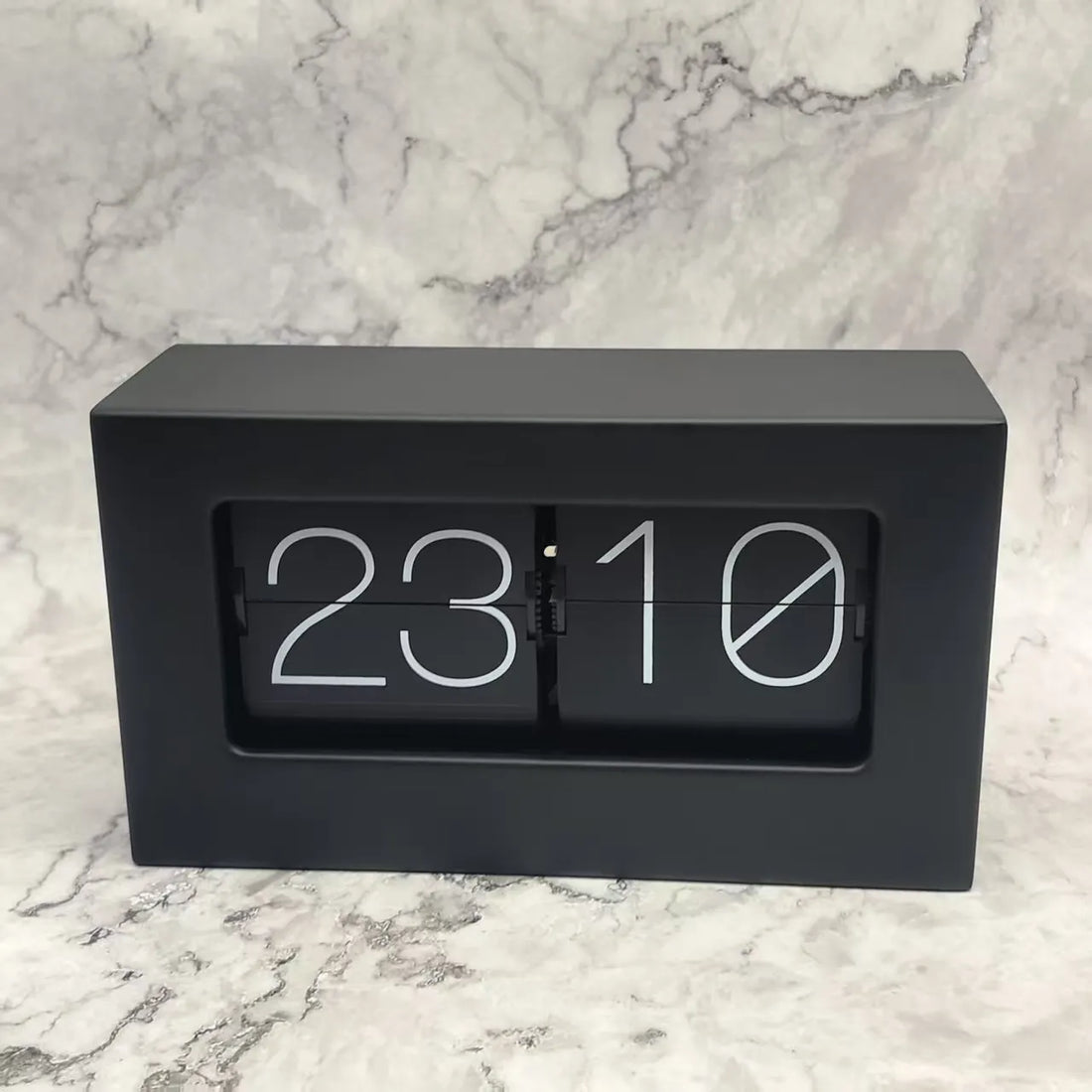 Nordic Solid Timber Mechanical Split-Flap Clock