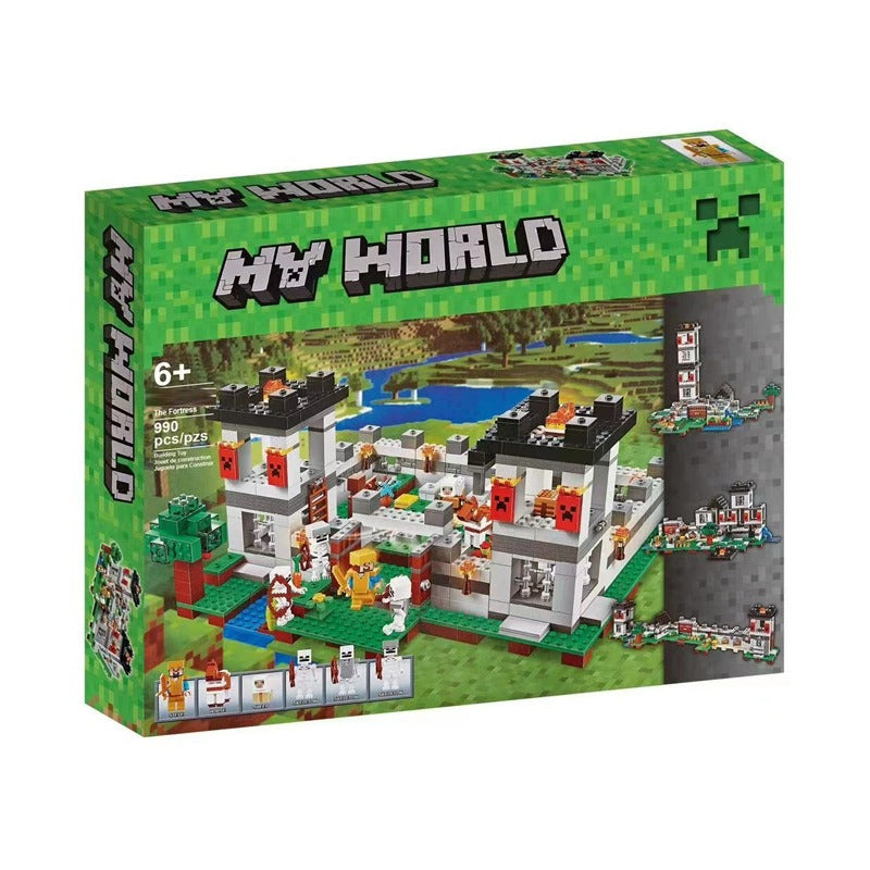 Minekraft Fortress Building Blocks (990 Pcs)